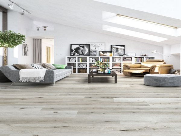 plancher de vinyle résidentiel