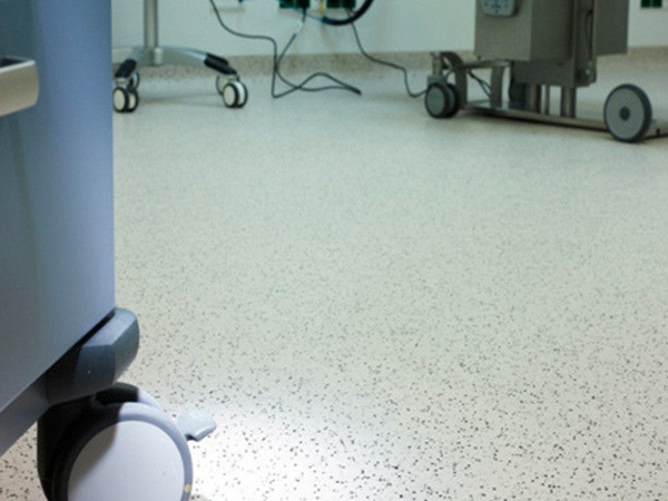 plancher de vinyle antistatique