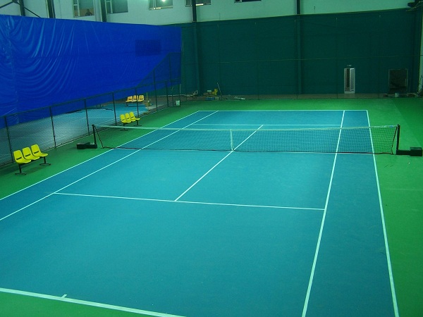 badminton court floor