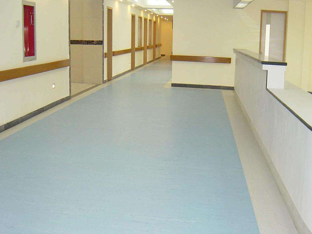 homogeneous vinyl floor