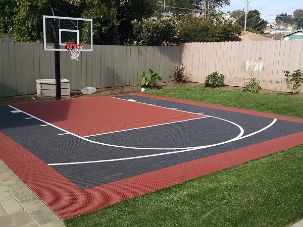 basketball court fake lawn turf 